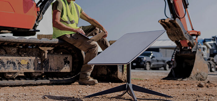 Starlink Business can be deployed as temporary services on a construction site